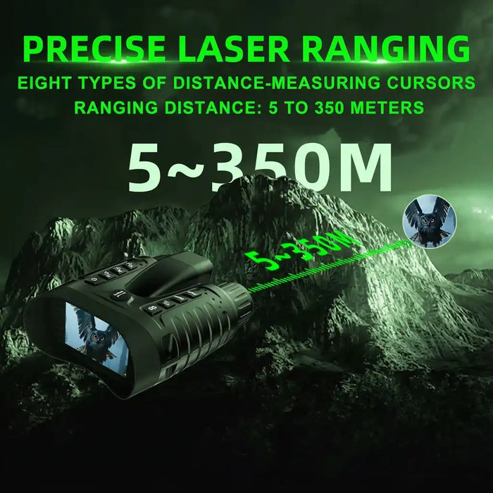 Lunettes de vision nocturne infrarouge TUTT, télémètre laser, jumelles 4K IP54 32 MP, zoom numérique 8x NV2185 Plus 