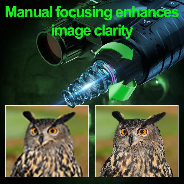 Lunettes de vision nocturne infrarouge TUTT, télémètre laser, jumelles 4K IP54 32 MP, zoom numérique 8x NV2185 Plus 