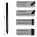 Black digital stylus pen with LED light, micro charging port, OCR recognition, ergonomic penholder, and measurement guide, TUTT