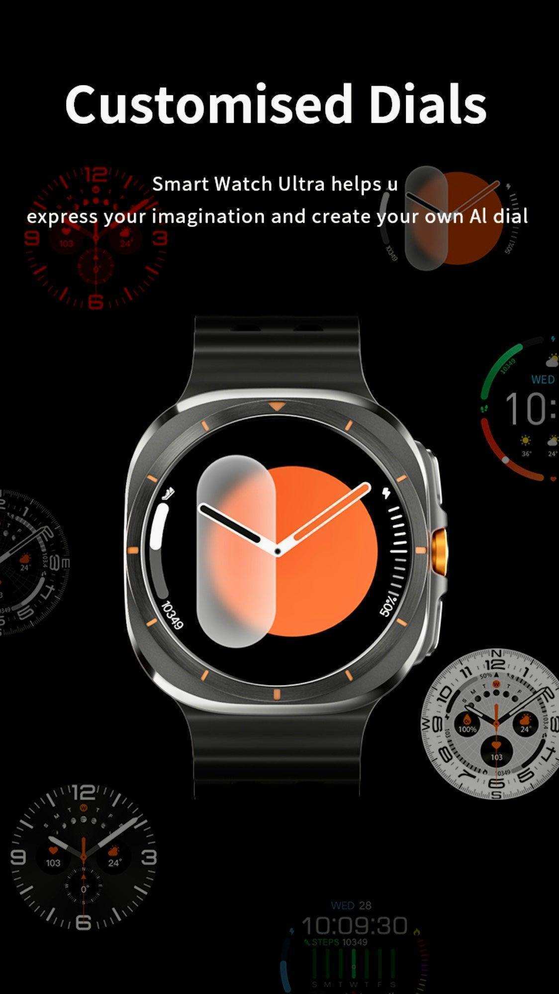 TUTT W7 Smart Watch for Men Women | 1.43” AMOLED Display | Advanced Fitness & Health Smartwatch