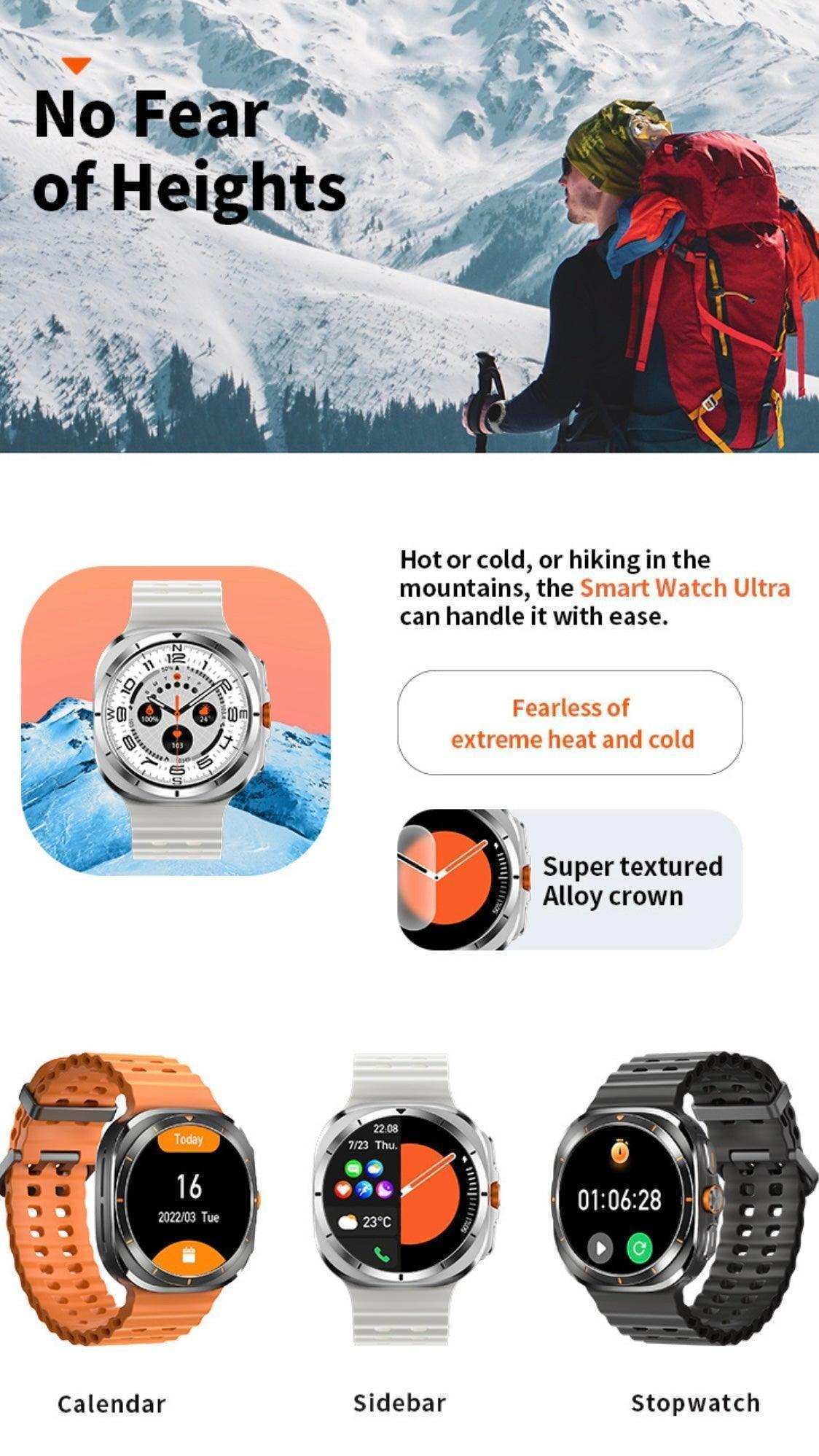 TUTT W7 Smart Watch for Men Women | 1.43” AMOLED Display | Advanced Fitness & Health Smartwatch