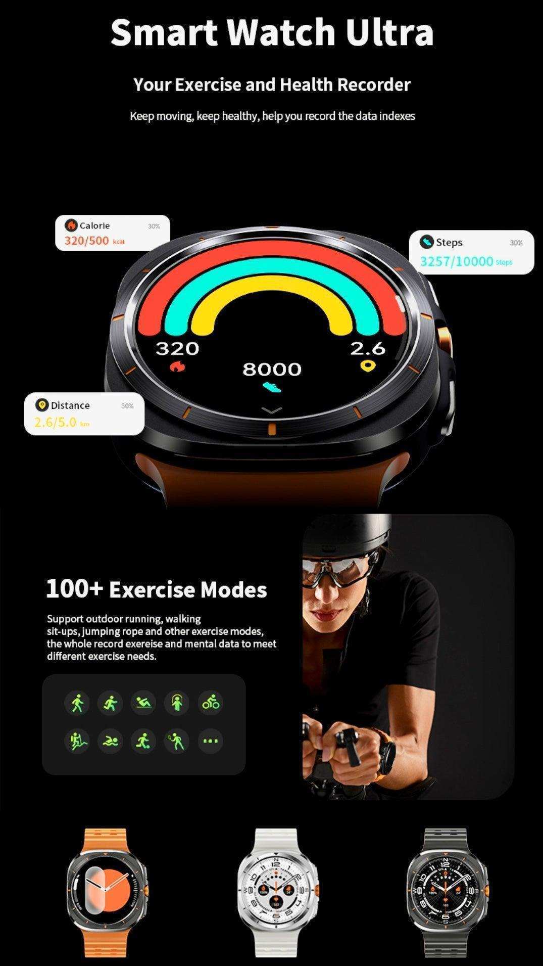 TUTT W7 Smart Watch for Men Women | 1.43” AMOLED Display | Advanced Fitness & Health Smartwatch
