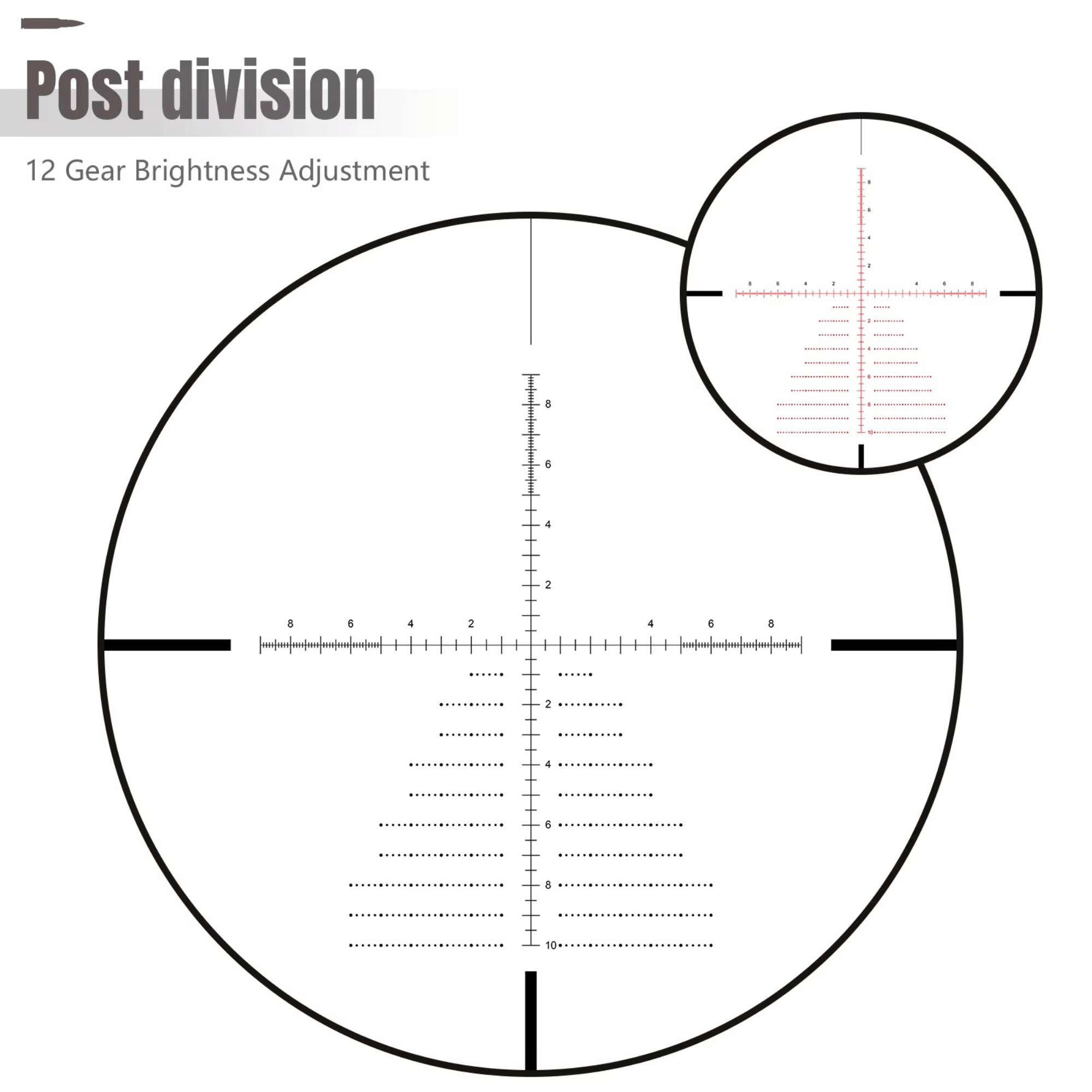 GLACIER 6 - 36×56 ED Glass FFP Tactical Scope Illuminated Reticle 12 Gear | IPX7 Long Range Scope Binocular | Spina sold by TUTT - TUTT