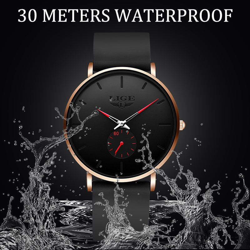 LIGE Men's Classic Quartz Watch | Ultra - thin | Waterproof 3ATM and scratch resistance surface | TUTT Exclusive - TUTT