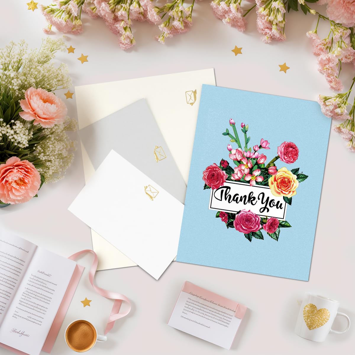 Pop Up Greeting Card Happy Birthday Card Anniversary Card Thank You Card All Occasion Includes Envelope And Note - TUTT