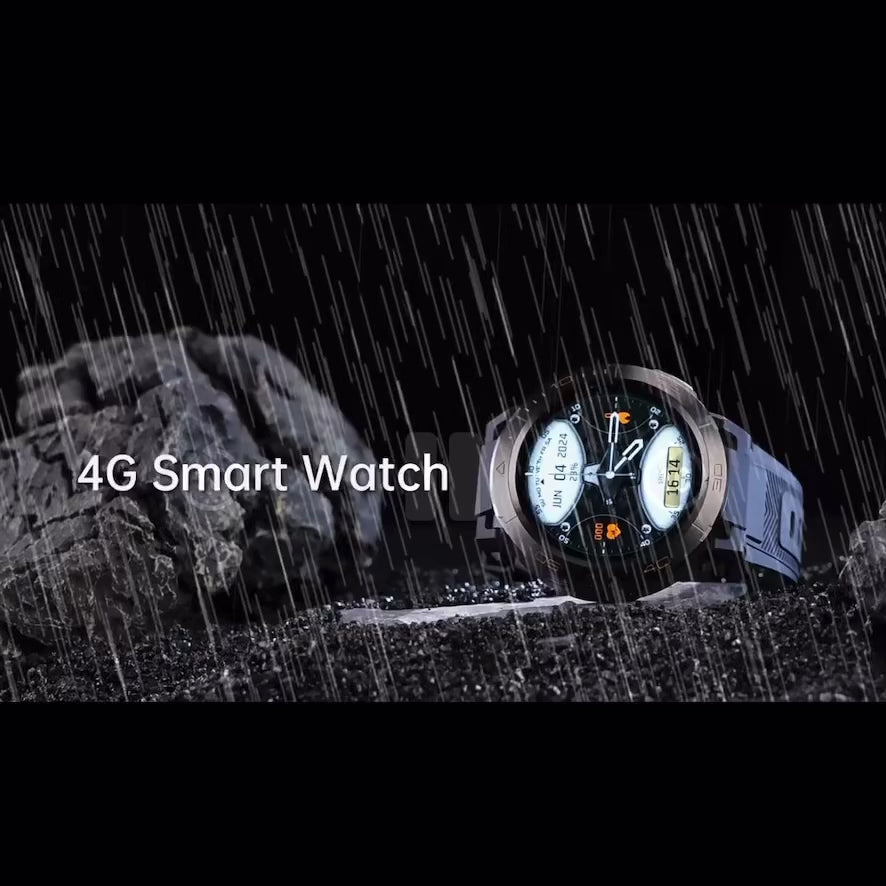 TUTT ZL1 Rugged Android AMOLED Smart Watch 4G GPS | 2MP HD Camera | IP68 1 ATM | 2GB-16GB ROM | Titanium Alloy