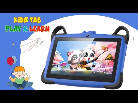 Tablette éducative TUTT K7 résistante aux chutes, coque EVA HD 7 pouces, 8 Go de mémoire (extensible), Android, double caméra, contrôle parental