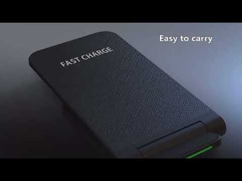 Chargeur sans fil pliable TUTT 15 W compatible avec iPhone 