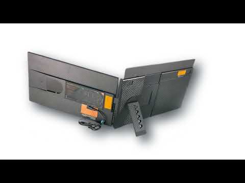 TUTT 15.6” Portable Monitor | Multi-Position IPS FHD Screen Extender | USB-C & HDMI, Built-in Speakers, P5