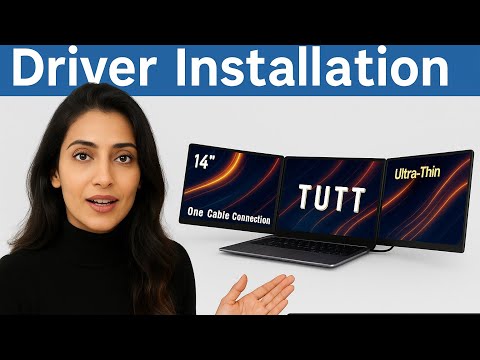 TUTT S8Ultra Driver Installation Guide | How to Install the Driver for Display Connection