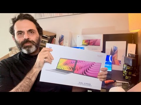 TUTT 15.6” Portable Monitor | Multi-Position IPS FHD Screen Extender | USB-C & HDMI, Built-in Speakers, P5