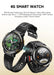 TITT ZL1 Rugged Android AMOLED Smart Watch 4G SIM Card GPS | 2MP HD Camera | IP68 1 ATM | Mega Battery 800 mAh | 2GB - 16GB ROM | Titanium Alloy - TUTT