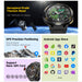 TITT ZL1 Rugged Android AMOLED Smart Watch 4G SIM Card GPS | 2MP HD Camera | IP68 1 ATM | Mega Battery 800 mAh | 2GB - 16GB ROM | Titanium Alloy - TUTT