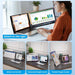 TUTT 15.6” FHD Portable Monitor – IPS, Dual Screen Extender, USB-C & HDMI, Built-in Speakers, P5 Upgraded - TUTT