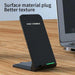 TUTT 15W Wireless Foldable Charger Stand Pad Compatible with iPhone 14/13/12/SE 2020/11/XS Max/XR/X/8 Plus, Galaxy S23/S22/S21/S20/S10/S9/ Type-C + USB Fast Charger Adapter | support de chargement sans fil - TUTT
