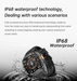 TUTT 2.0" Dial Smart Watch | Rugged Military | Health and Fitness Tracking | Flashlight | NX23 Smartwatches For Men - TUTT