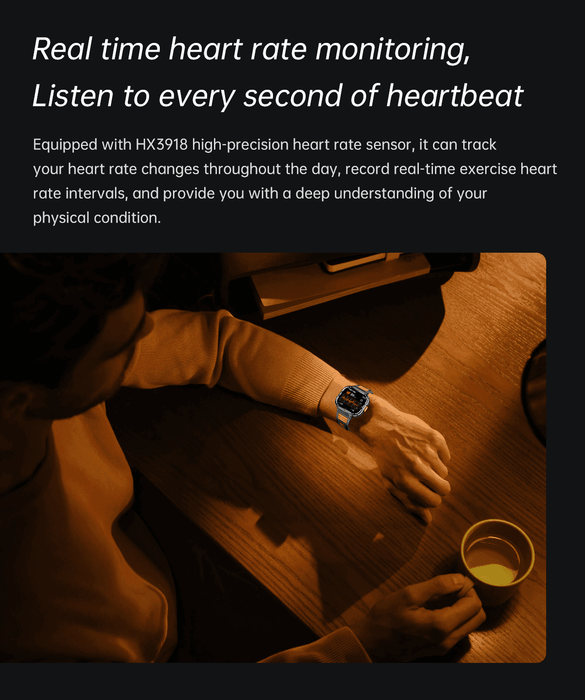 TUTT 2.0" Dial Smart Watch | Rugged Military | Health and Fitness Tracking | Flashlight | NX23 Smartwatches For Men - TUTT