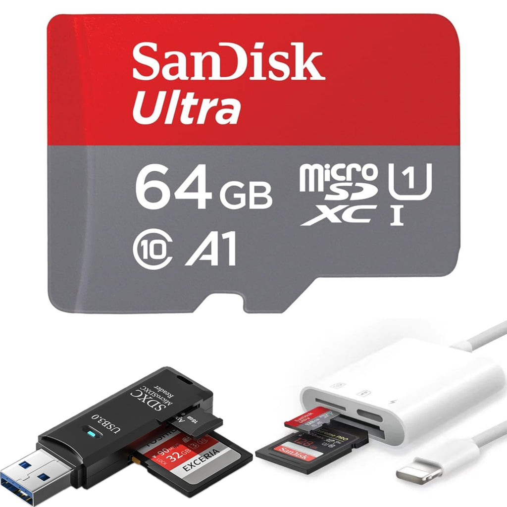 TUTT 3 in 1 | SanDisk 64/128/256/512GB 1TB Ultra MicroSD