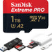 TUTT 3 in 1 | SanDisk 64/128/256/512GB 1TB Ultra microSDXC MicroSD Memory Card
