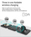 TUTT 3 in 1 Wireless Magnetic Foldable Charger Station Compatible with iPhone 14/13/12/11 AirPods