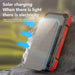 TUTT 30000mAh Portable Rugged Solar-Dual Mode Charging Waterproof Outdoor Power Bank | External Battery 4 Built-In USB Cables | Fast Wireless Charging | 7 Output With Flashlight SOS - TUTT