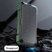 TUTT 30000mAh Portable Rugged Solar-Dual Mode Charging Waterproof Outdoor Power Bank | External Battery 4 Built-In USB Cables | Fast Wireless Charging | 7 Output With Flashlight SOS - TUTT