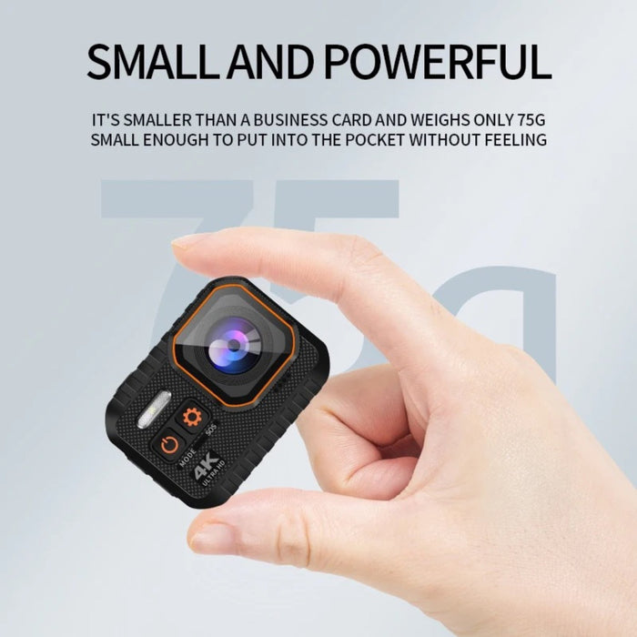 TUTT 4K 60fps 20MP Waterproof Action Camera Dash Cam 2” IPS Display IP68 Waterproof Underwater Wi-fi Motion Camera