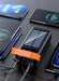 TUTT 60,000 mAh Solar Power Bank | Fast Charging | Built-In Cables | Flashlight | PowerBanks PD 22.5W Portable Phone Mobile Charger - TUTT