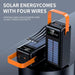 TUTT 60,000 mAh Solar Power Bank | Fast Charging | Built-In Cables | Flashlight | PowerBanks PD 22.5W Portable Phone Mobile Charger - TUTT