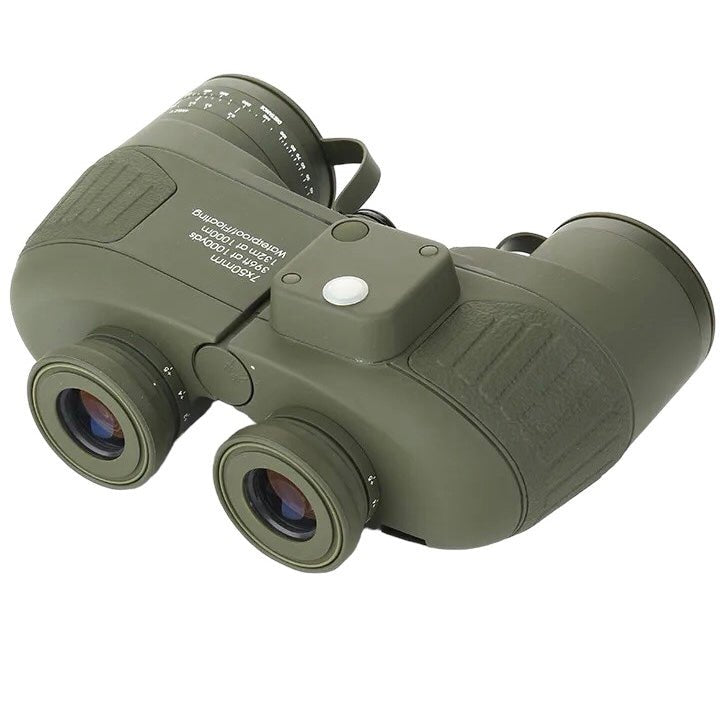 TUTT Admiral 7x50 Rugged Waterproof Binocular with Internal Rangefinder & Compass - TUTT