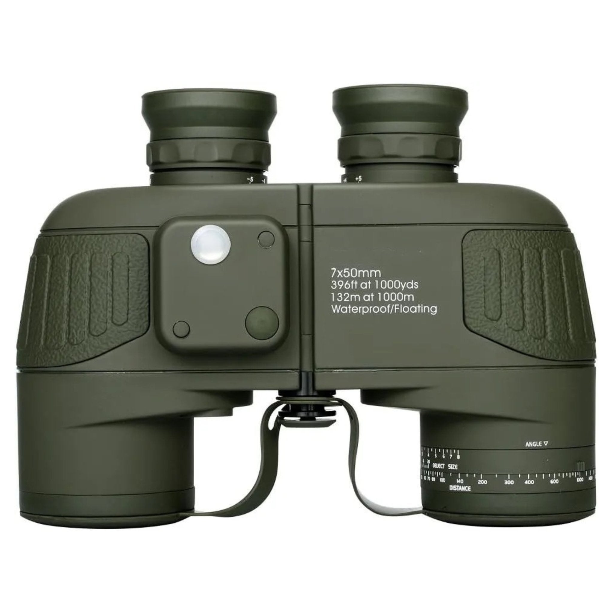 TUTT Admiral 7x50 Rugged Waterproof Binocular with Internal Rangefinder & Compass - TUTT