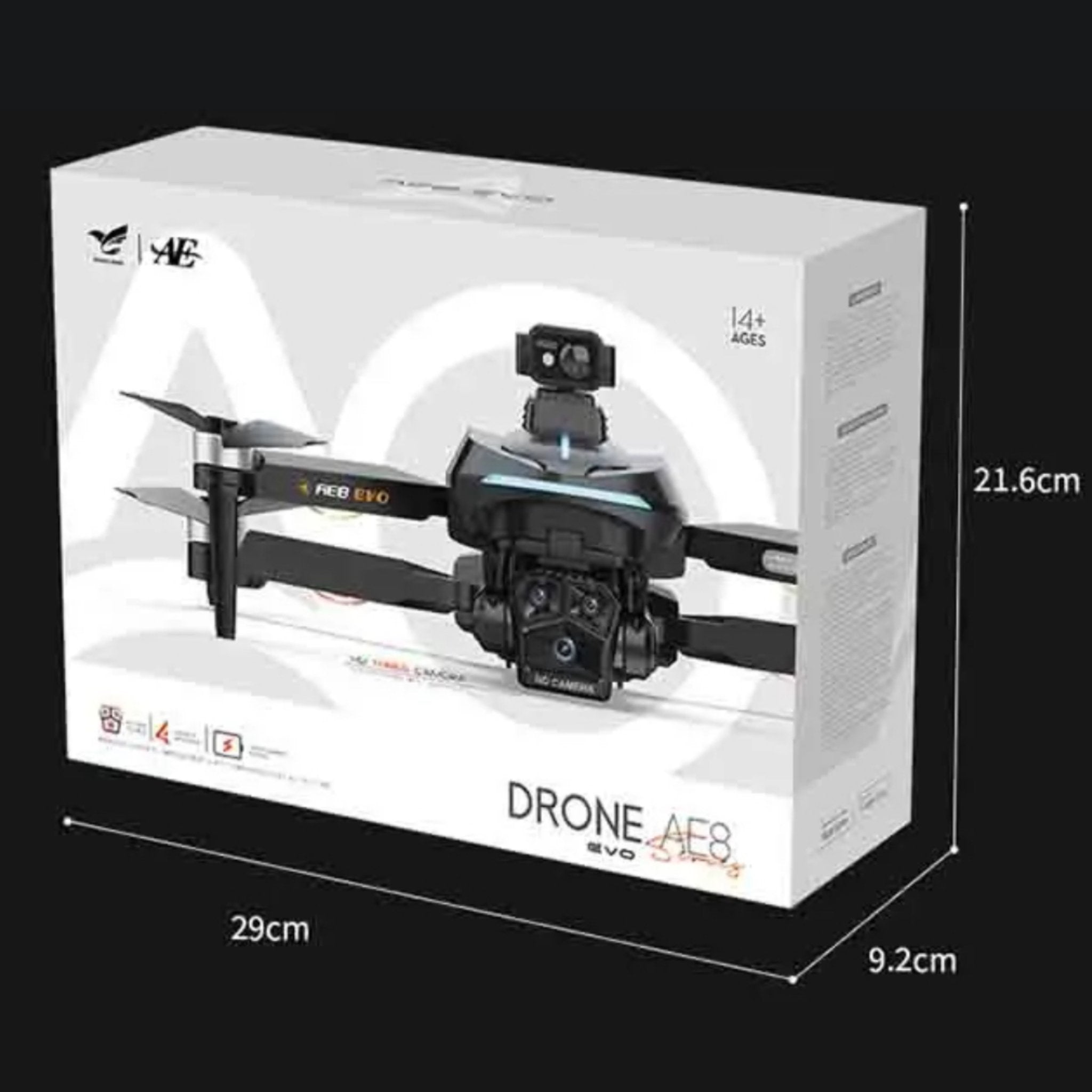 TUTT AE8 EVO 8K Professional GPS 5G Drone with Dual HD Camera 360 Optical Flow Laser Obstacle Avoidance