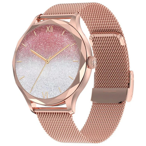 TUTT DT Women Diamond AMOLED Screen SmartWatch for Ladies Reloj Inteligente Fitness Sport Health Smart Watch Steel Straps