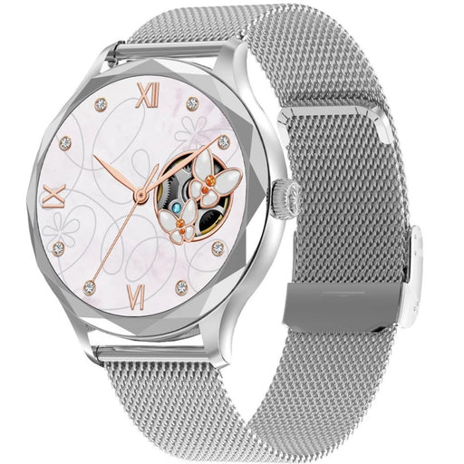 TUTT DT Women Diamond AMOLED Screen SmartWatch for Ladies Reloj Inteligente Fitness Sport Health Smart Watch Steel Straps