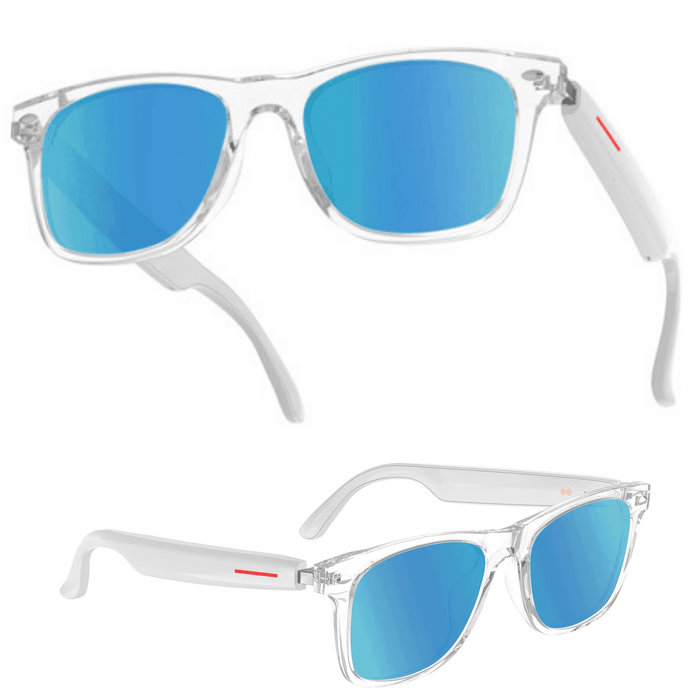 TUTT Bluetooth Smart Glasses Anti-Blue Ray | Wireless Call & Music AI Voice & Camera Control Sunglasses | E13 Anti Blue Ray Test Kit | Replaceable With Prescription - TUTT