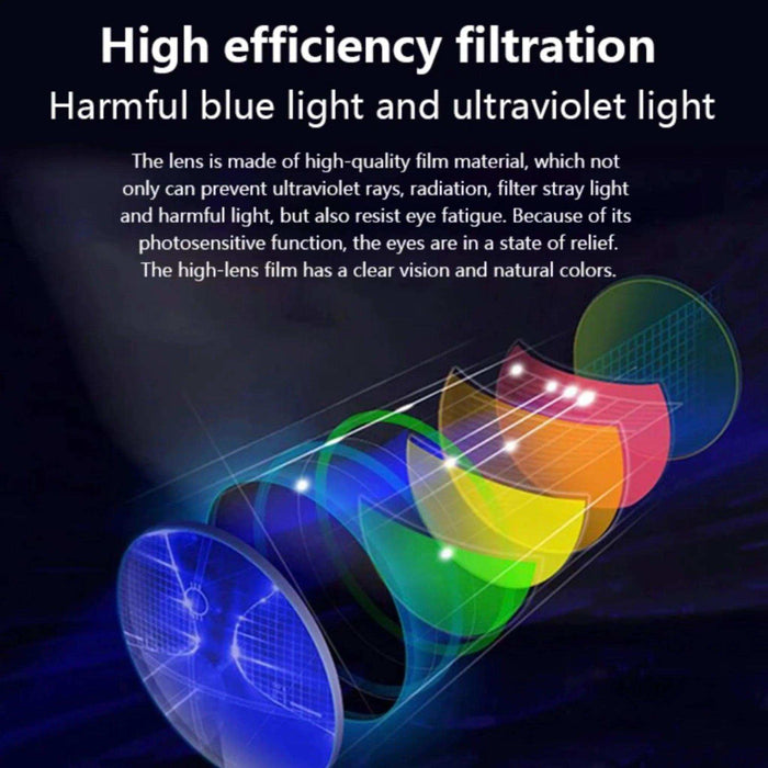 TUTT Bluetooth Smart Glasses Anti-Blue Ray | Wireless Call & Music AI Voice & Camera Control Sunglasses | E13 Anti Blue Ray Test Kit | Replaceable With Prescription - TUTT