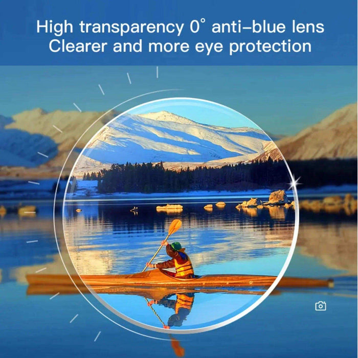 TUTT Bluetooth Smart Glasses Anti-Blue Ray | Wireless Call & Music AI Voice & Camera Control Sunglasses | E13 Anti Blue Ray Test Kit | Replaceable With Prescription - TUTT