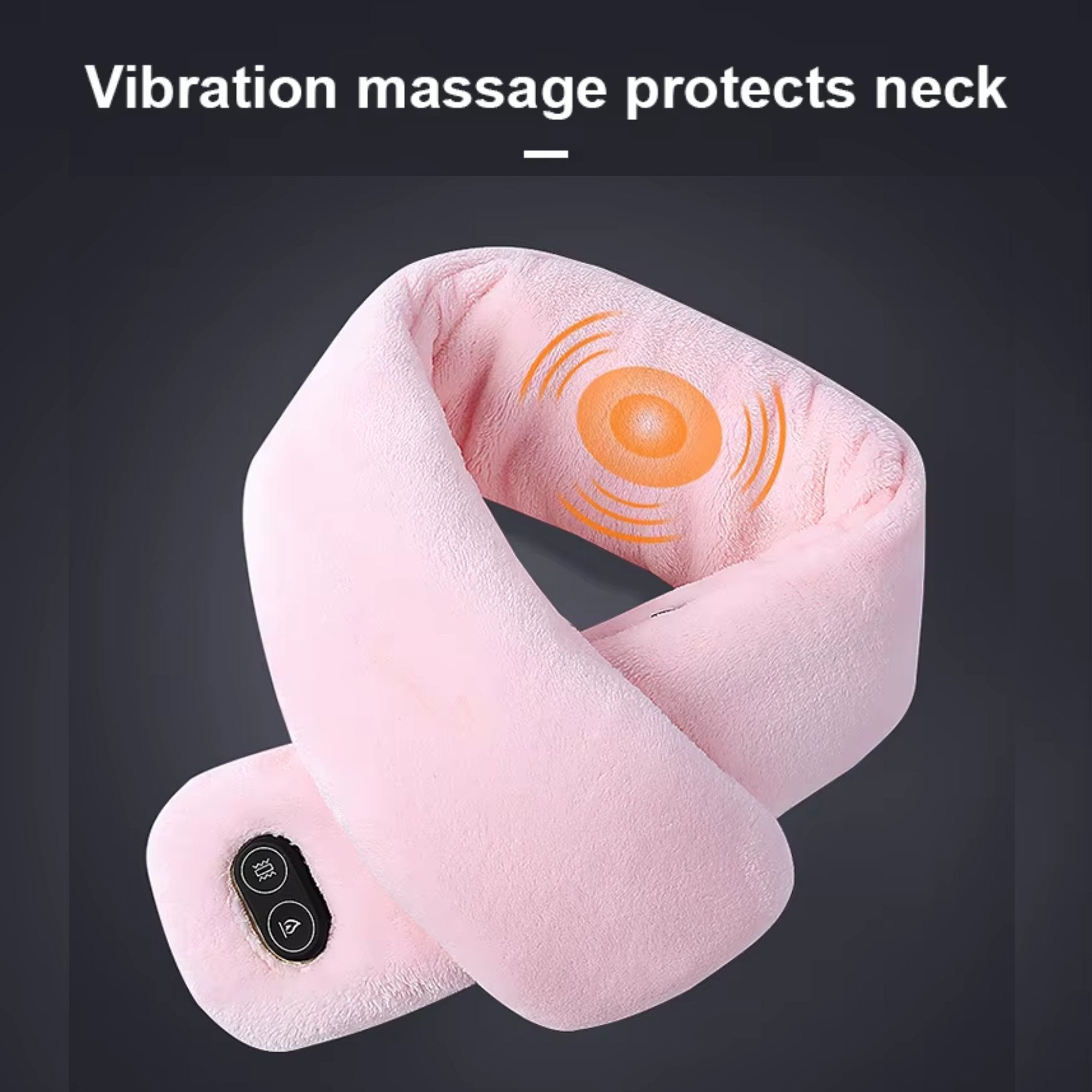 TUTT Heated Scarf with Neck Vibrating Massager | 5,000 mAh Power Bank | 3 Heat and Vibration Levels | Unisex Electric Neck and Shoulder Heating Pad | Ideal Winter Gift - TUTT