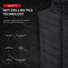 TUTT Heated Vest Jacket Unisex 9 Heat Zones | 10,000 mAh Power Bank | 3 Temperature Levels | Electric Heating Clothing | One Size Large - TUTT