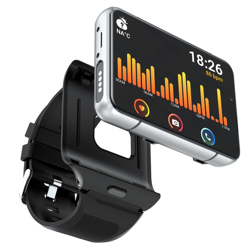 TUTT iS9 4G Smart Watch Phone Android 2.8” AMOLED IPS Screen 5+13 MP Dual Camera 4GB+64GB Quad - Core CPU, IP67 Waterproof, 4G/LTE Call, GPS, WiFi, Sports Fitness, Health Tracker - TUTT