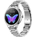 TUTT L6 Classic Ladies AMOLED Screen Women Health Smart Watch Pedometer BT Calling Voice Assistant Smartwatch - TUTT