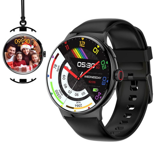 TUTT LA9 AMOLED Women Pocket Smart Watch 1.43 inch With Quick-detach Straps Sport Fitness 2 in 1 Smartwatch Black - TUTT