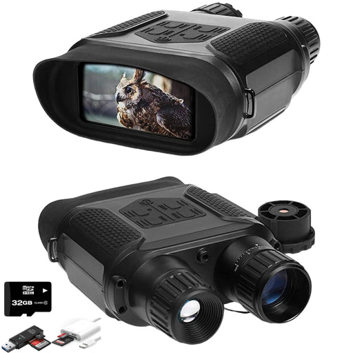 TUTT NAV400 Digital Night Binoculars Vision 3” Display for Complete Darkness GlassOwl Infrared Spy Gear for Hunting and Surveillance - TUTT