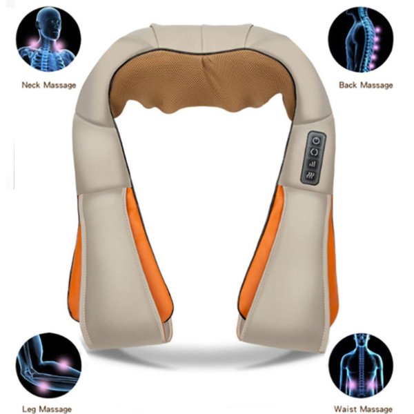 TUTT Premium Shiatsu Neck and Shoulder Massager With Carrying Bag, Deep Tissue 3D Kneading