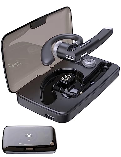 TUTT Professional Wireless Single Stereo Headset with Microphone | Handsfree Noise Cancelling