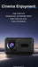 TUTT S24 Ultra Smart Home Theatre Cinematic Projector Auto Focus Keystone & APPs 4K | Android TV WiFi and Bluetooth, Netflix/YouTube Built - in Apps - TUTT