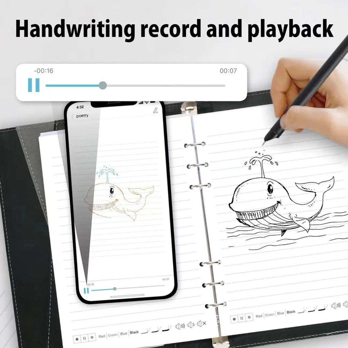 TUTT Smart Pen and Notebook Set | Digital Stylus Writing Board | Real-Time Sync with Android & iOS - TUTT