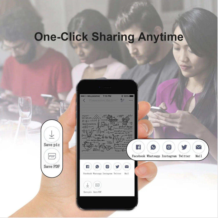TUTT Smart Pen and Notebook Set | Digital Stylus Writing Board | Real-Time Sync with Android & iOS - TUTT