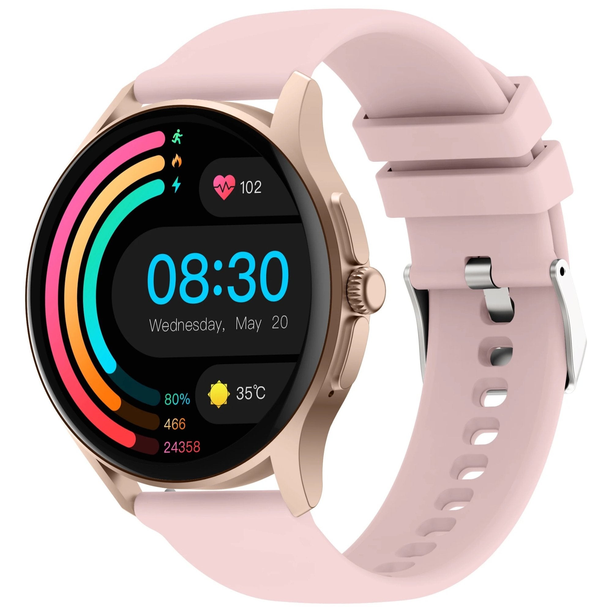 TUTT Sport Smart Watch | 1.39” IPS Screen | ECG Heart Rate & Health Tracker | E3 Smartwatch with Bluetooth Calling & AI Voice Assistant - TUTT