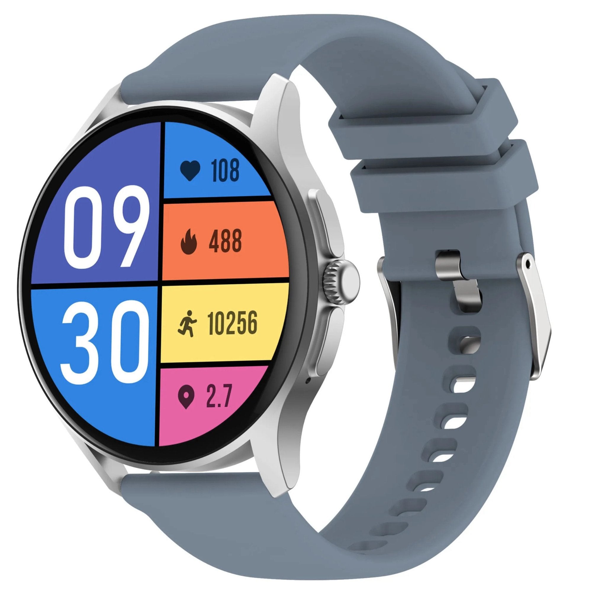 TUTT Sport Smart Watch | 1.39” IPS Screen | ECG Heart Rate & Health Tracker | E3 Smartwatch with Bluetooth Calling & AI Voice Assistant - TUTT